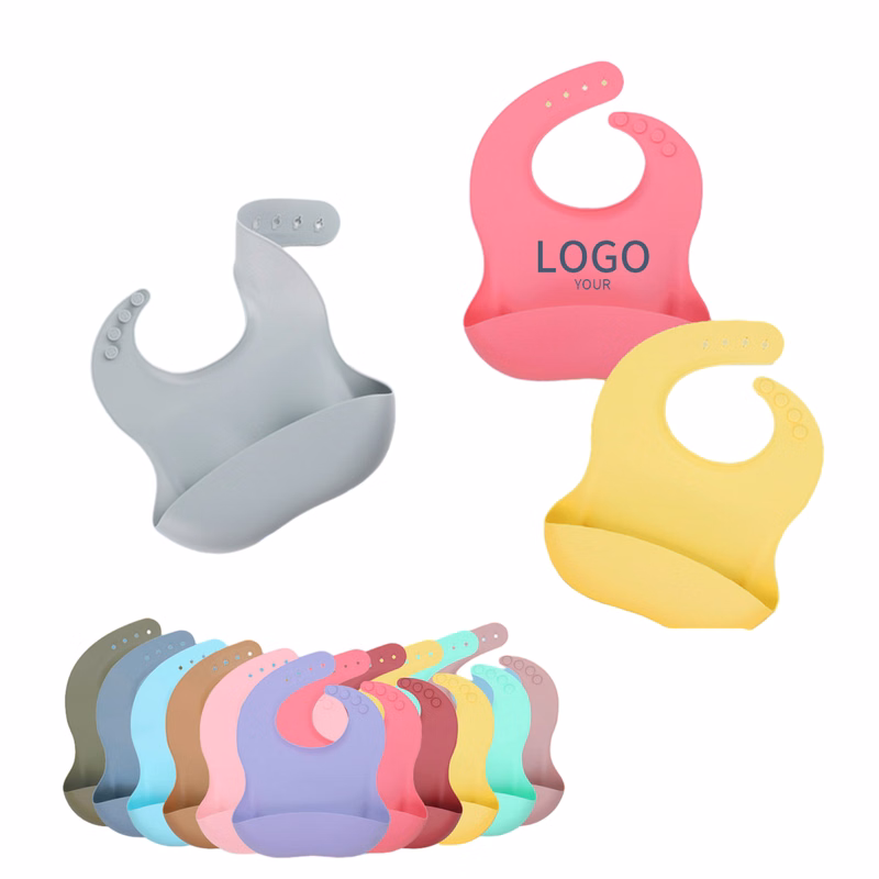 Cute Waterproof Silicone Baby Bib