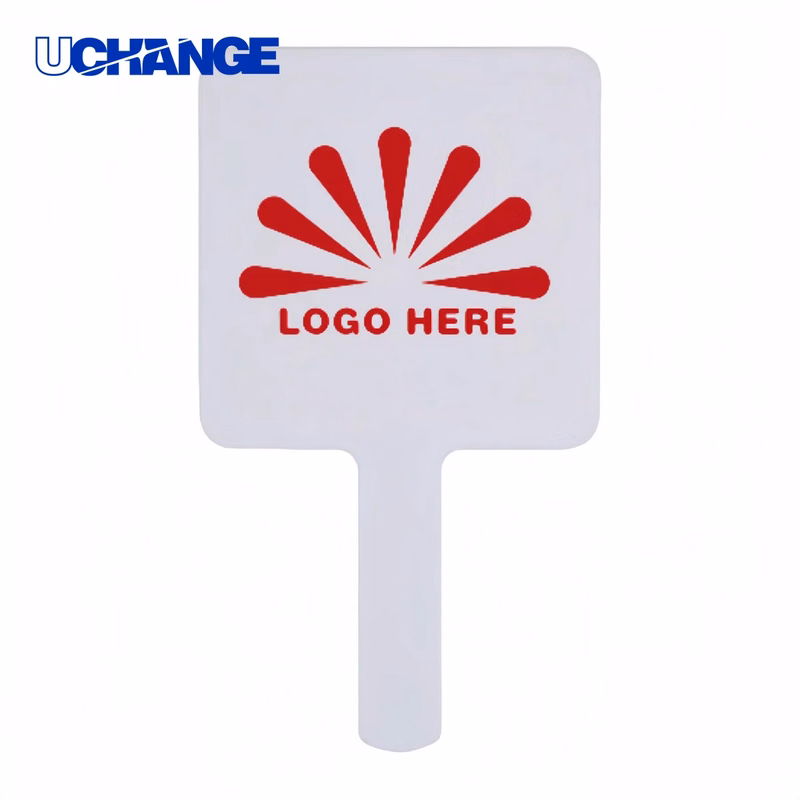 Plastic Mini Handheld Makeup Mirror