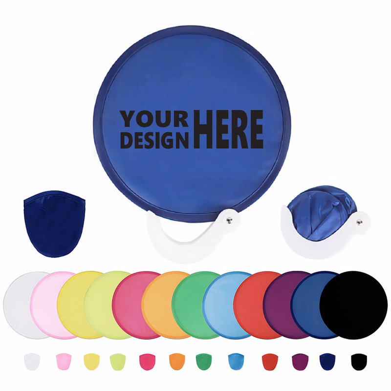 Foldable Polyester Flying Disc With Handle