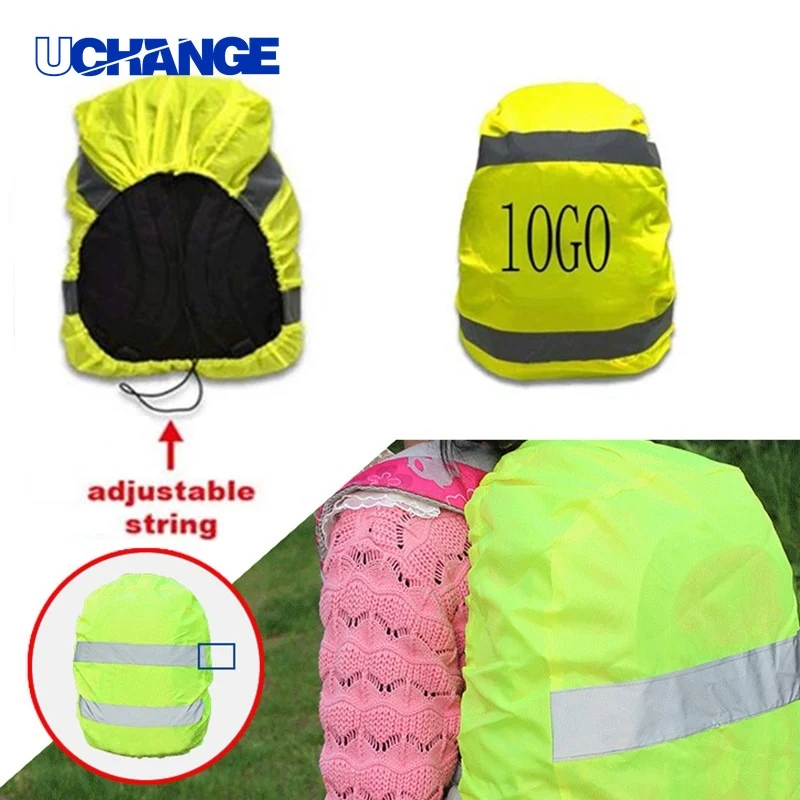 Custom Waterproof Backpack Cover with Reflective Strip 1