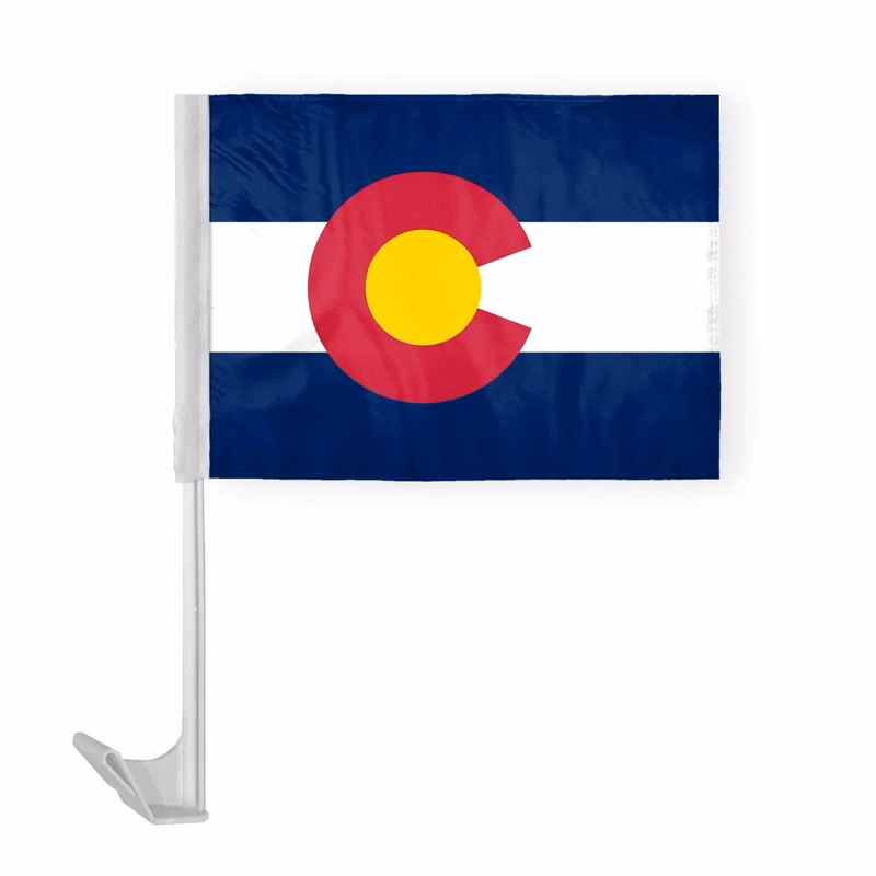 12"x16" & 10.5"x15" Colorado Car Flags