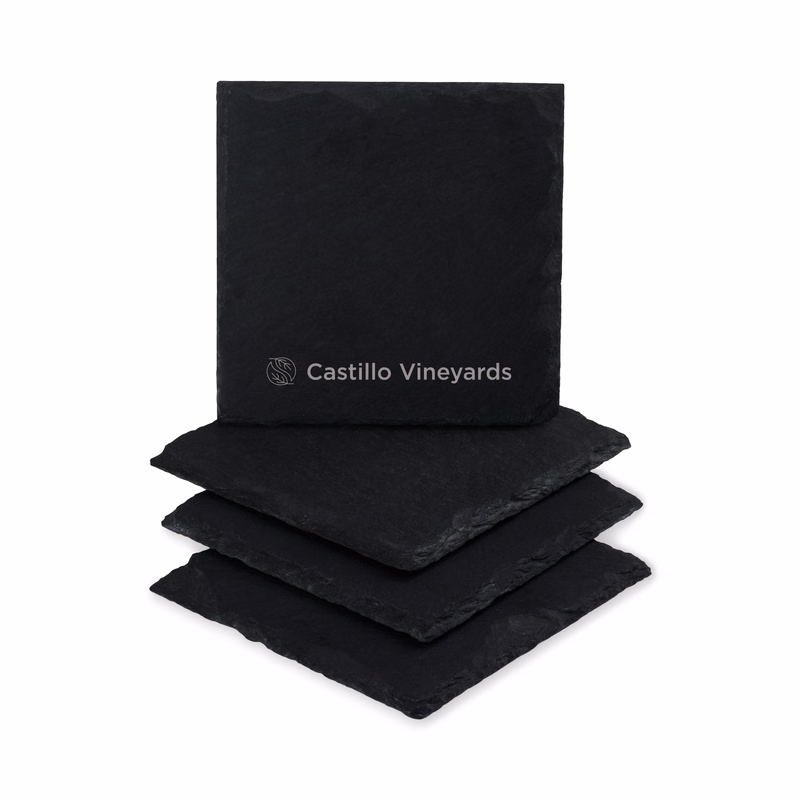 Twine Living® Square Slate Coaster, set of 4