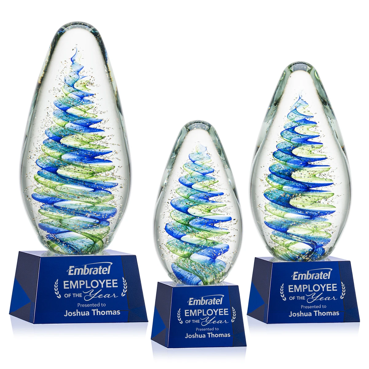 Jezebel Award on Robson Base - Blue 1