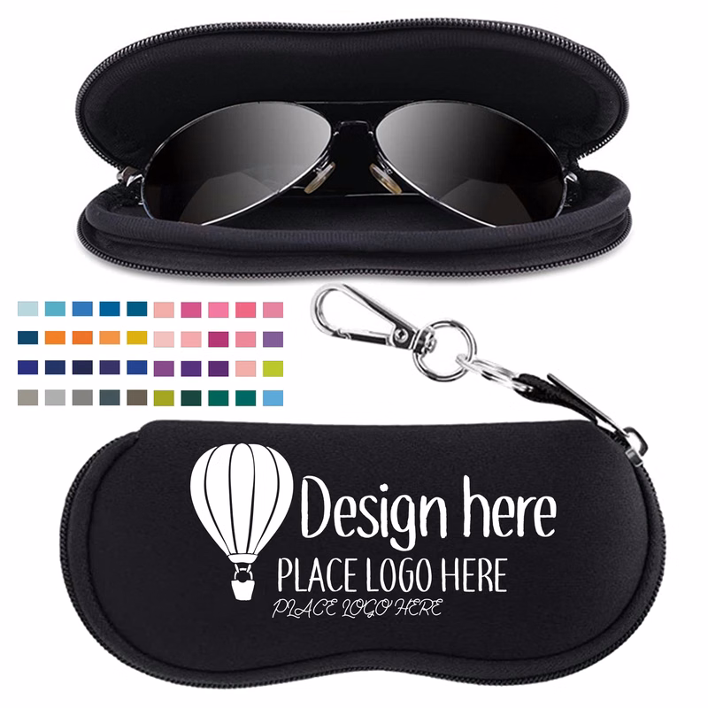 Neoprene Sunglasses Soft Case Zipper Eyeglasses Box