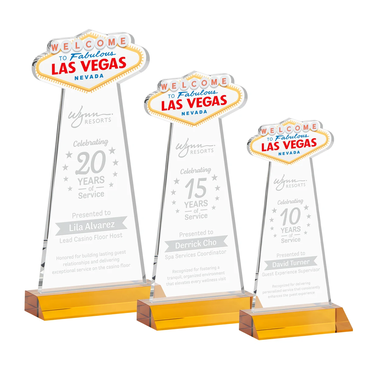 Las Vegas Award - Amber 1