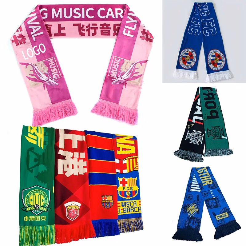 Polyester Printed Scarf with Logo