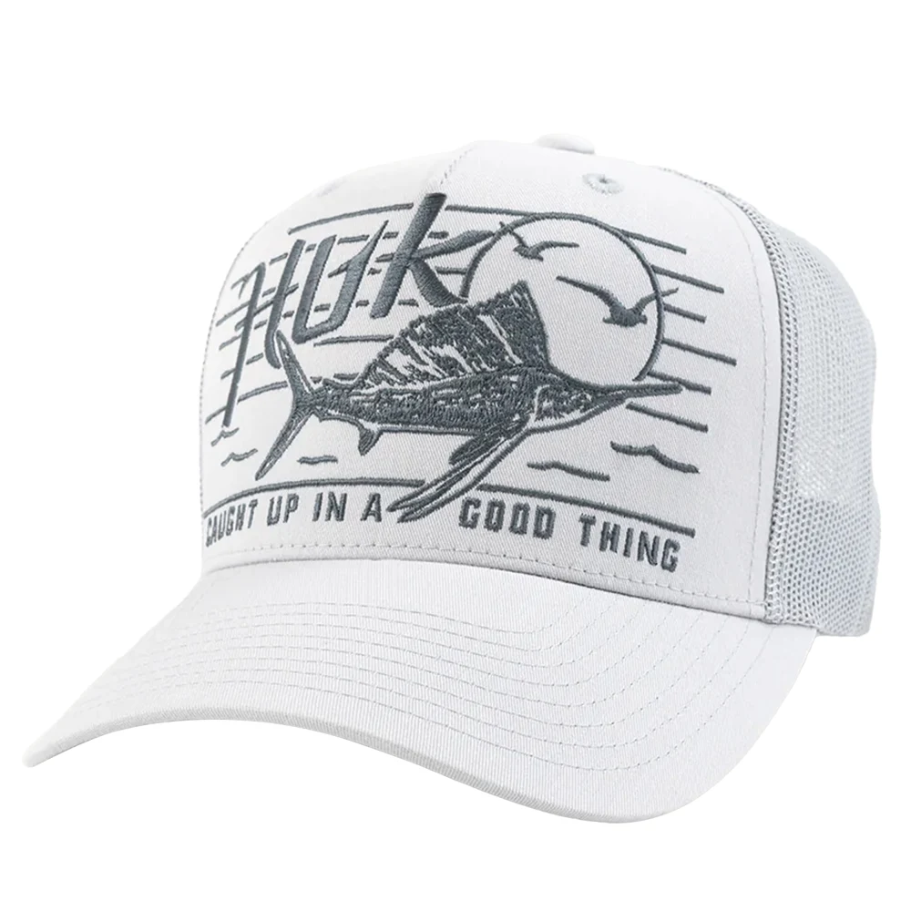 HUK® Graphic Trucker Hat with Custom Logo 1