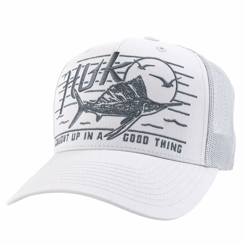 HUK® Graphic Trucker Hat with Custom Logo