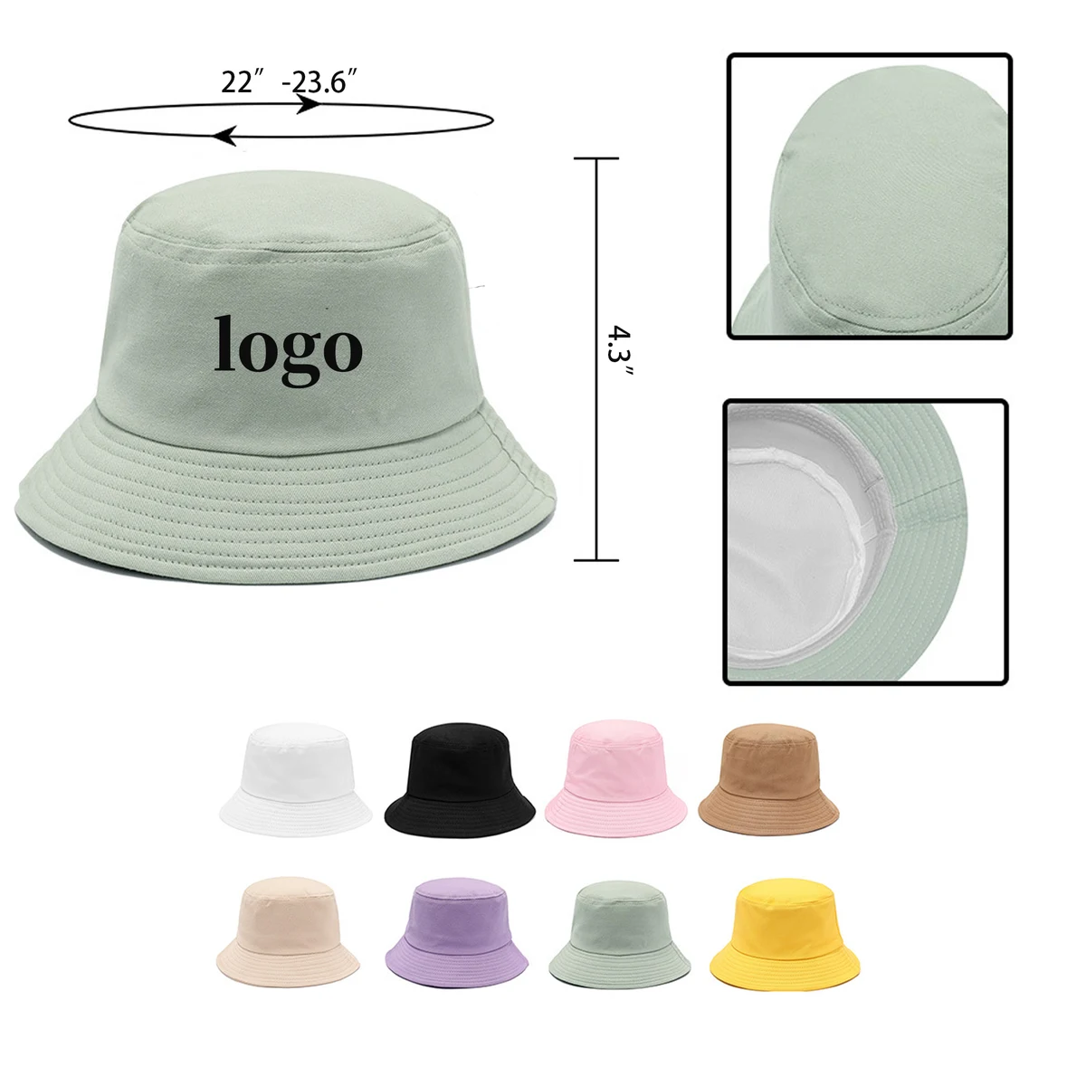 Customized single-sided fisherman hat 1