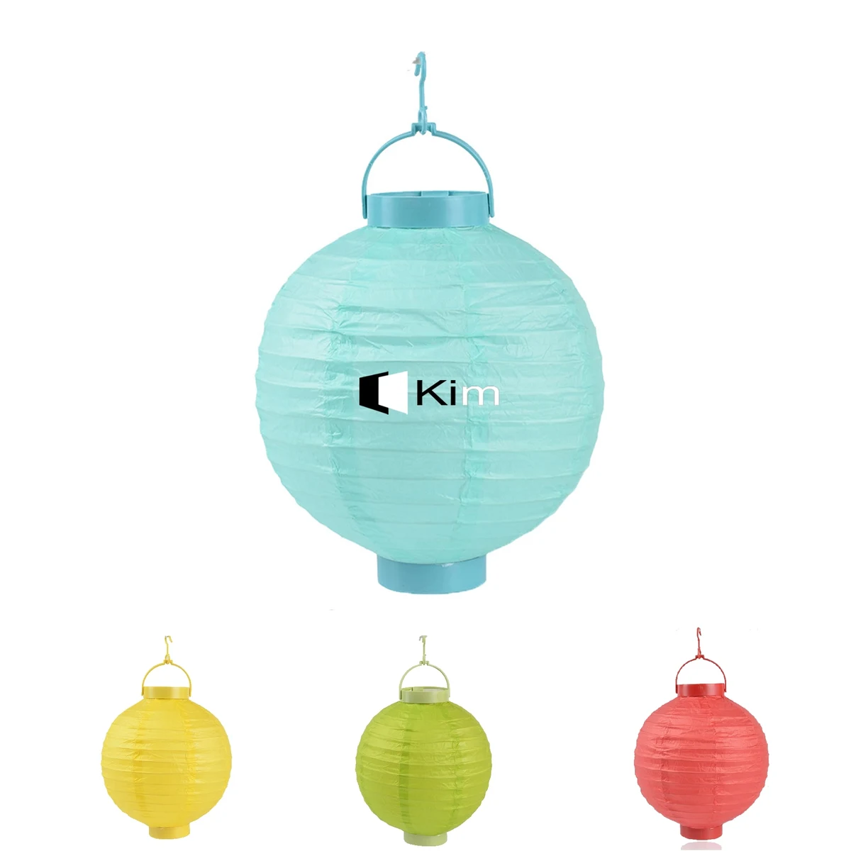 8-Inch LED Solid color Paper Lantern 1