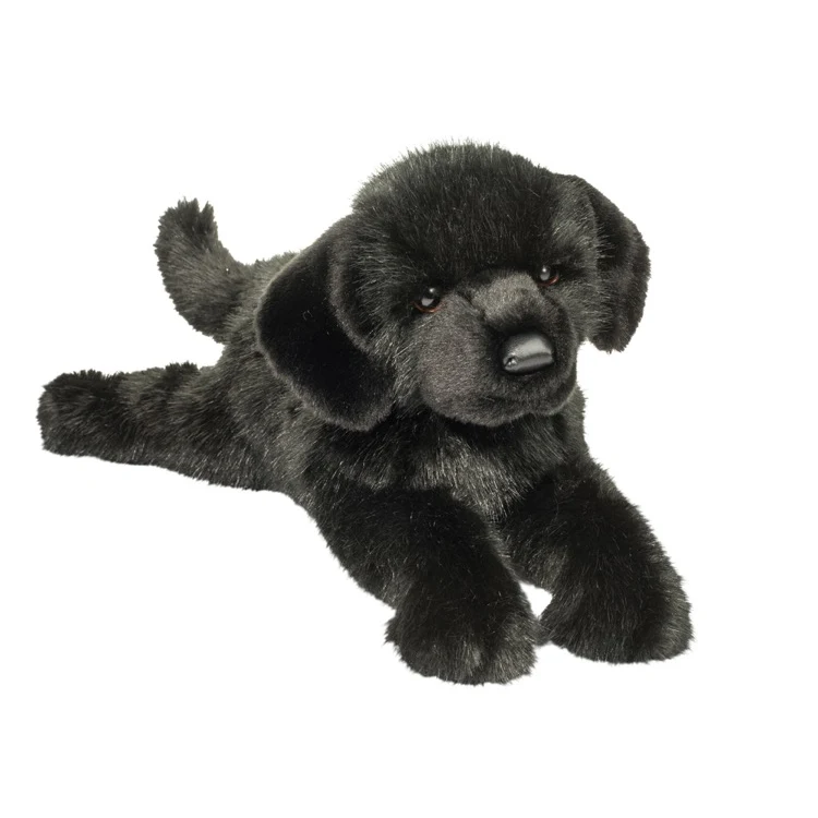 Jake DLux Black Lab Stuffed Animal 1