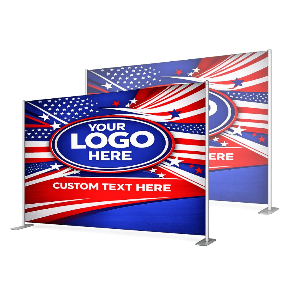 10'x8' EZ Frame Straight Display Double Sided 1