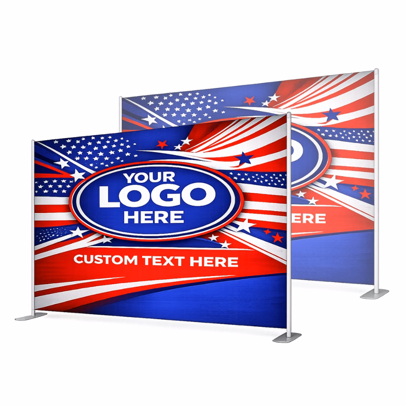 10'x8' EZ Frame Straight Display Double Sided