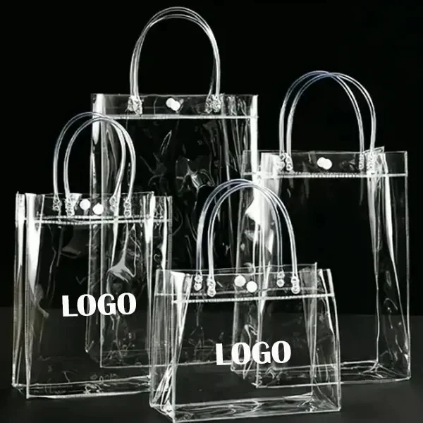 Transparent Soft PVC Gift Tote with Hand Loop 1