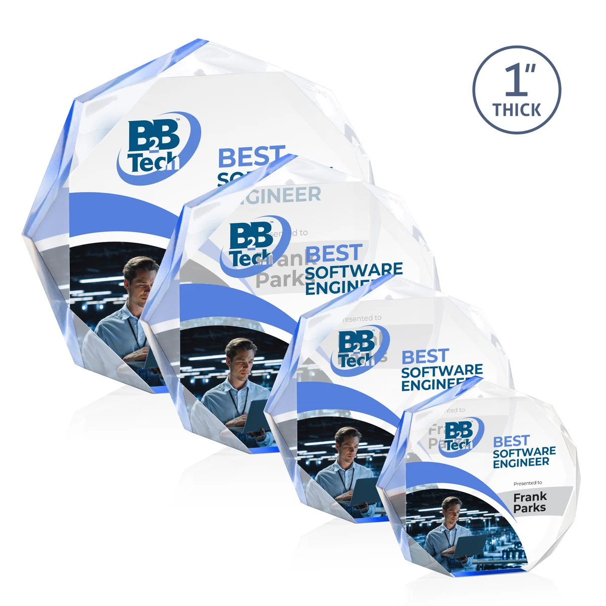 Piedmont VividPrint™ Award - Blue 1