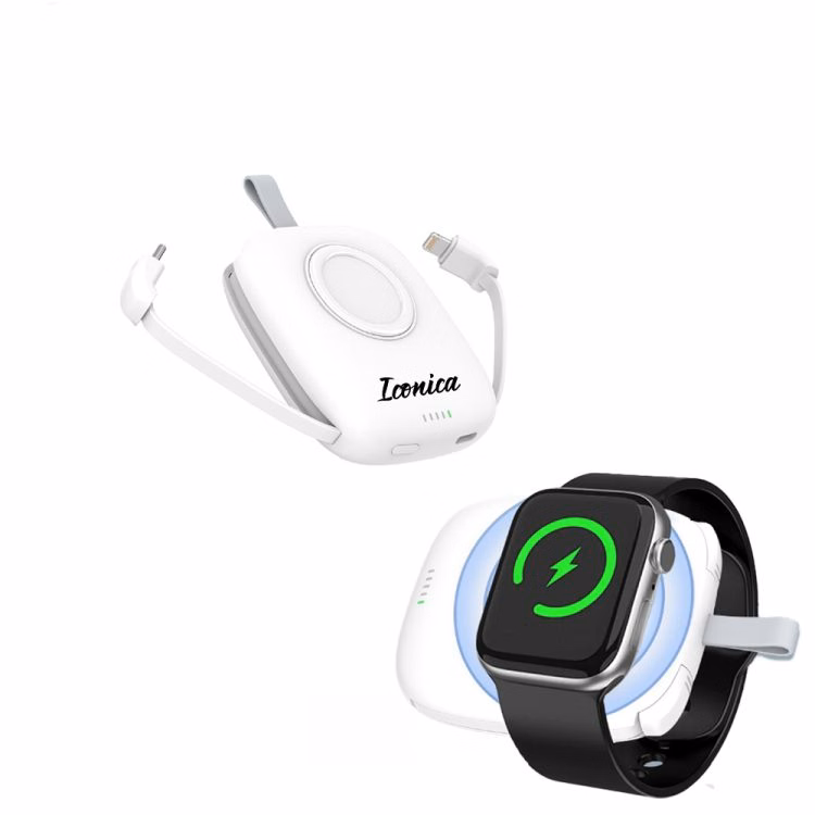 3 in 1 4800mAh Keychain Wireless Charger Power Bank