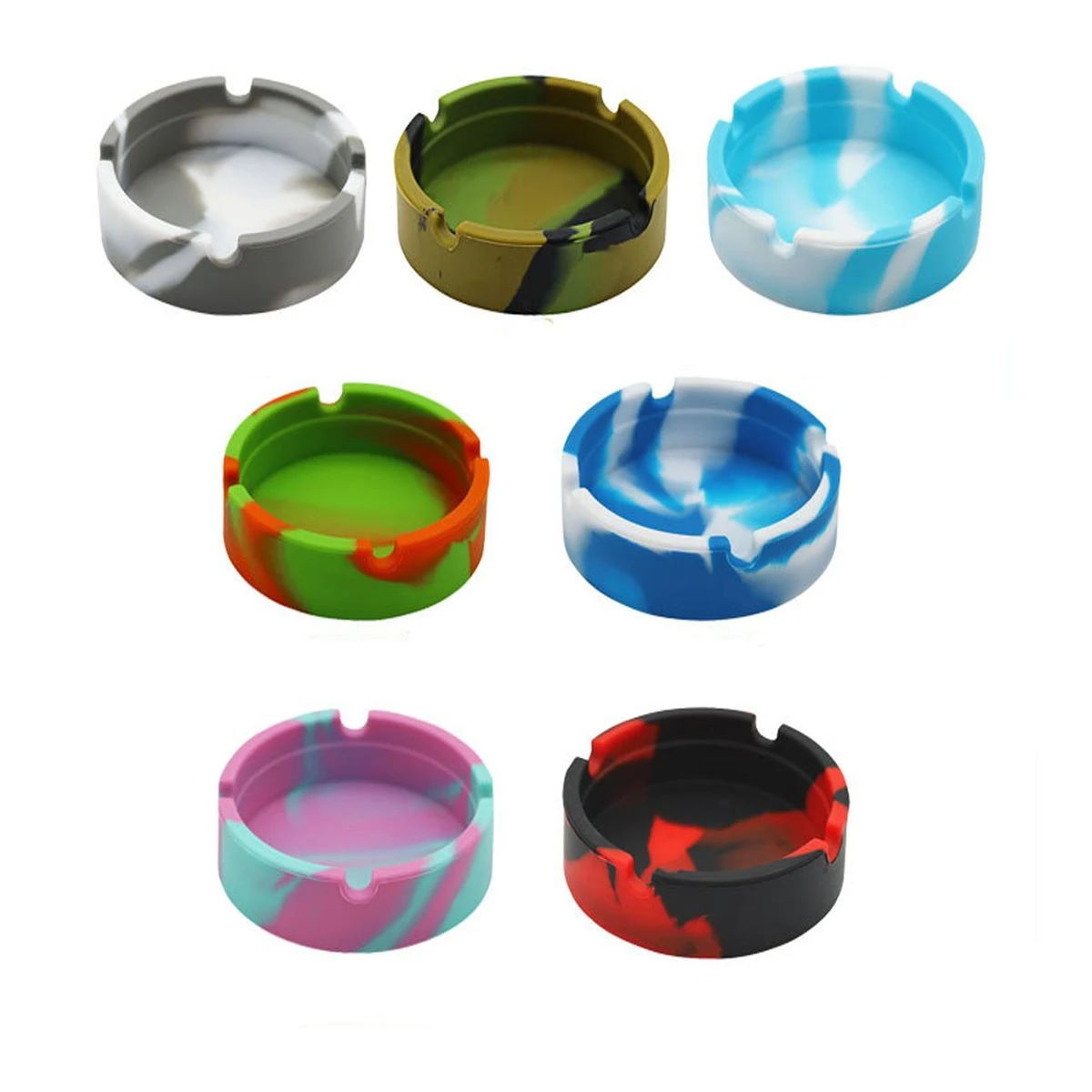Silicone Round Ashtray 1