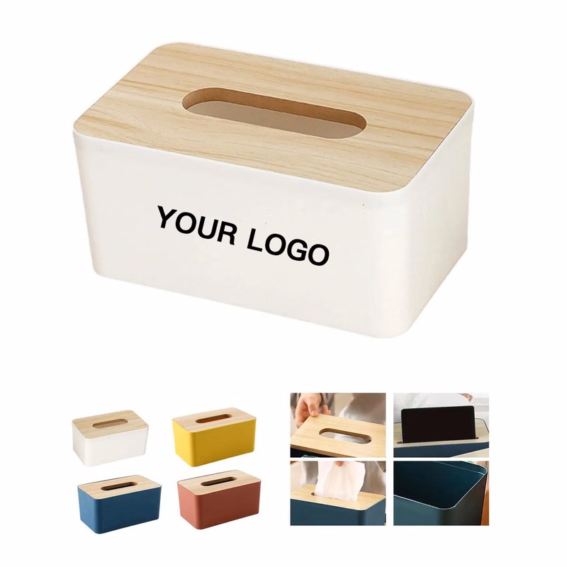 Large Wooden Tissue Box for Decorative Display