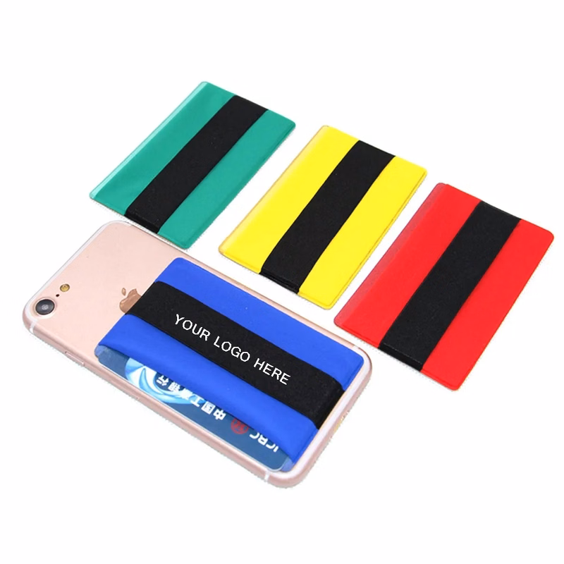 Smart Phone Card Wallet With Elastic Strap