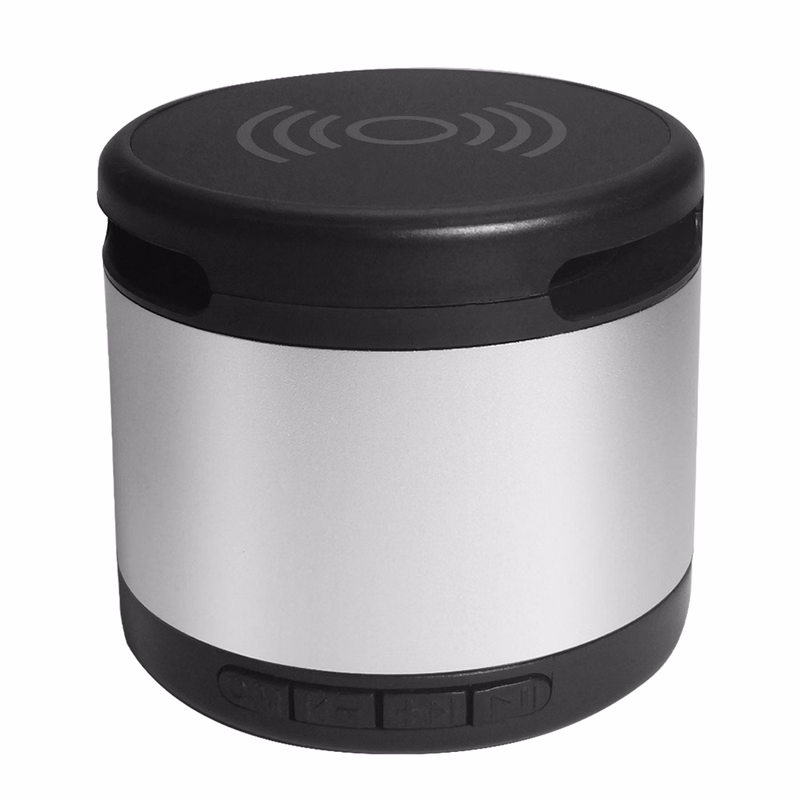Jones Metal Bluetooth® Speaker w/ Wireless Charging Pad