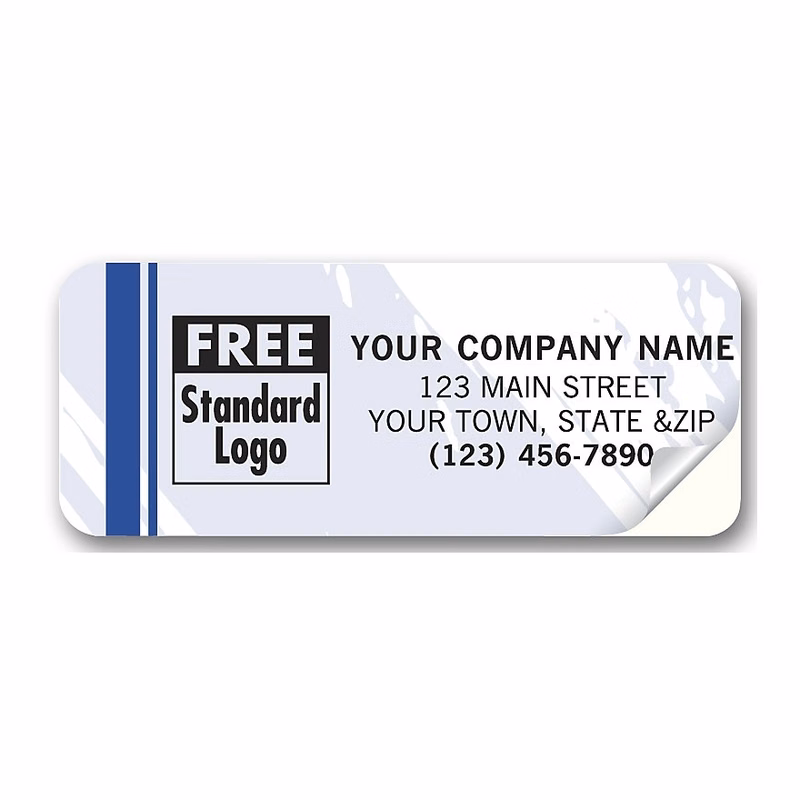 Advertising Labels, Colors Design, Padded, 2 1/2 X 1"