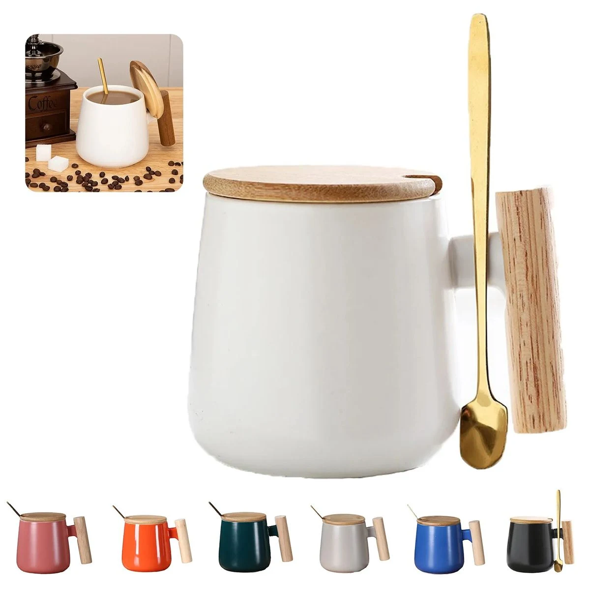Ceramic 14 Oz Coffee Mug 1