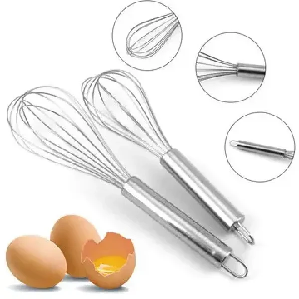 8 Inches Stainless Steel Egg Whiskteel Whisk 1