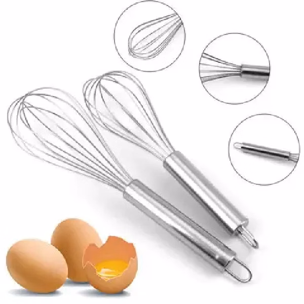 8 Inches Stainless Steel Egg Whiskteel Whisk