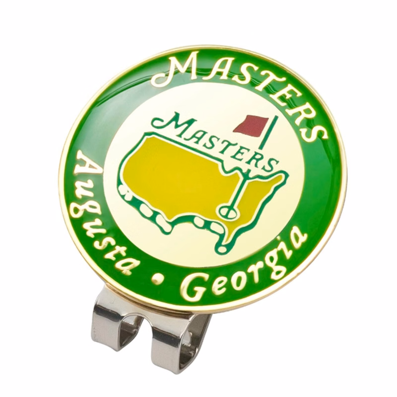Golf Hat Clip 1.2"D With Magnetic Golf Ball Marker