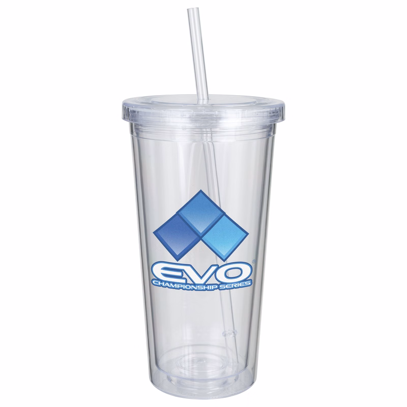 20 Oz. Lakefront Tumbler with Screw On Straw Lid