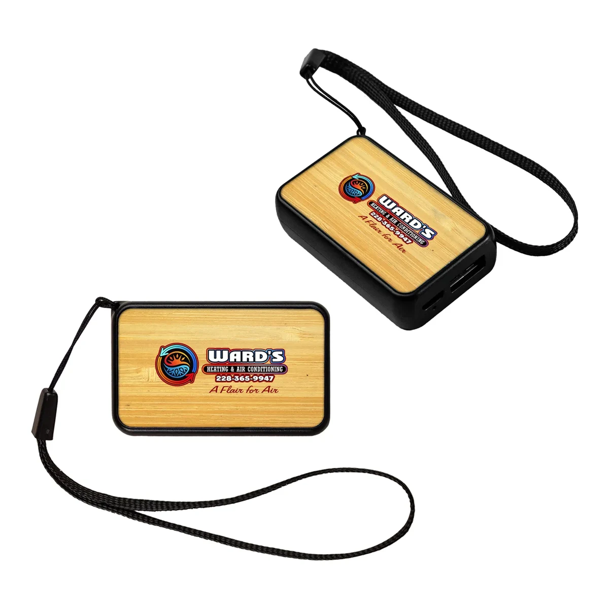 UL 1000mAh NanoCharge Bamboo Power Bank 1