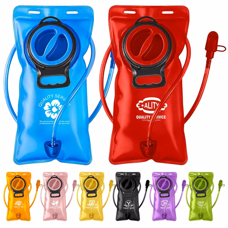 Portable Outdoor Foldable Water Bag with Straw