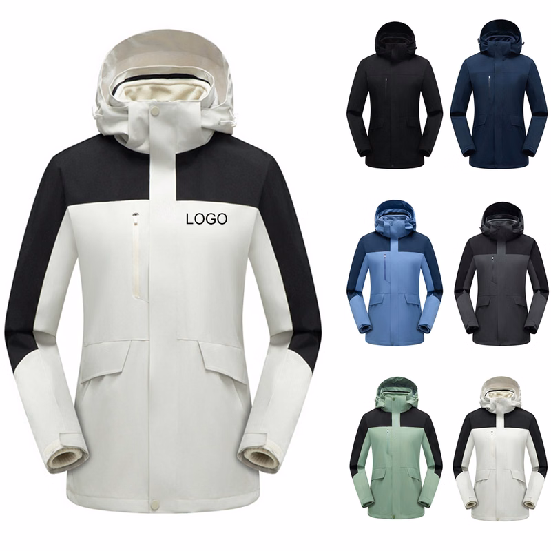 2 Piece Winter Waterproof Hooded Jacket