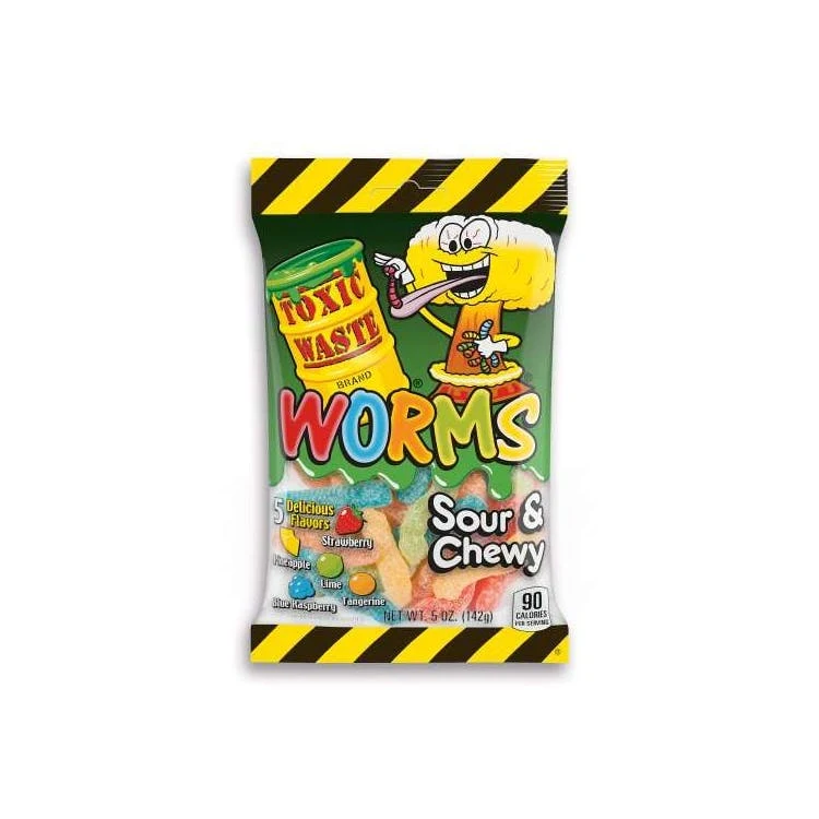 Toxic Waste Sour Worms - 5 oz 1