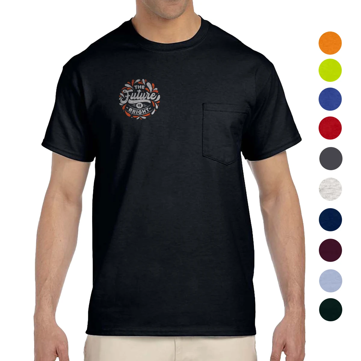 Gildan Ultra 6.1-oz. 100% Preshrunk Cotton Men's T-shirt w/ Pocket 1