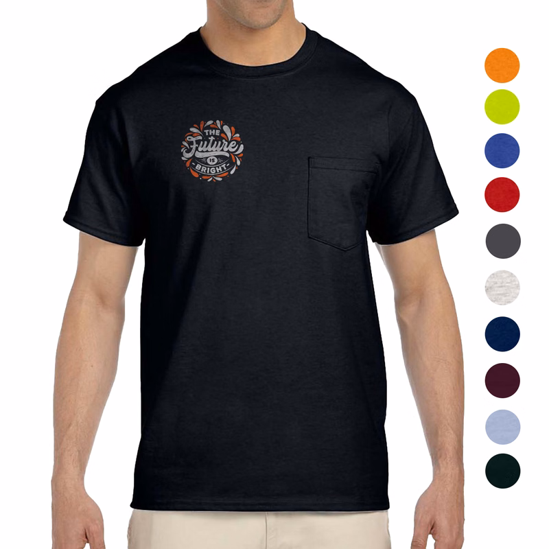 Gildan Ultra 6.1-oz. 100% Preshrunk Cotton Men's T-shirt w/ Pocket