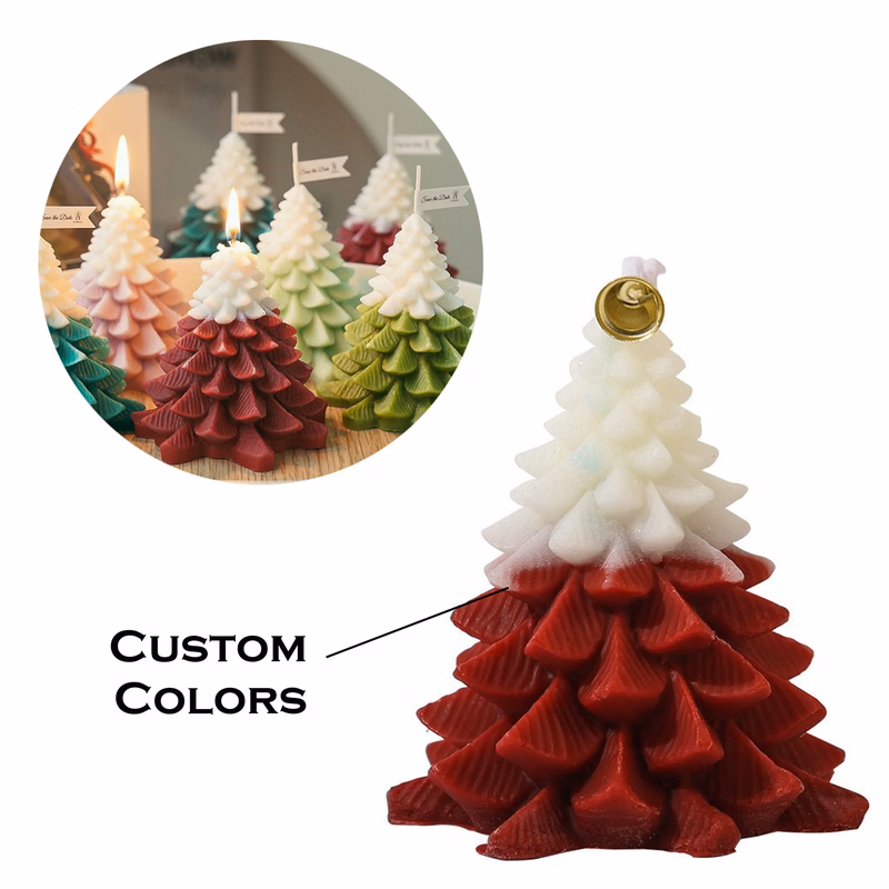 Green Pine Tree Decoration Candle