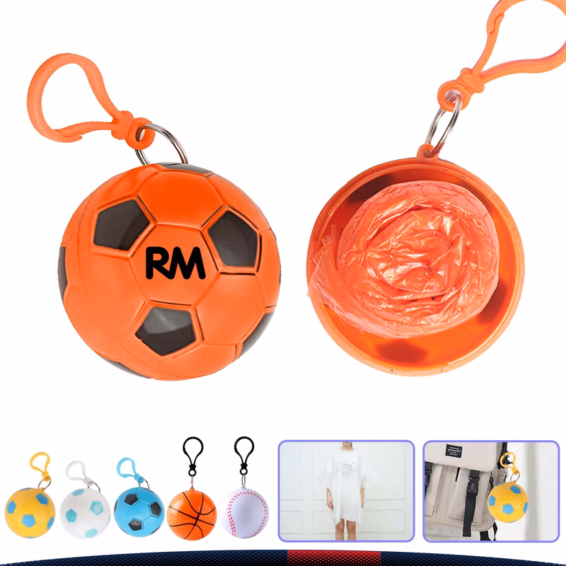 Raincoat Keychain Ball