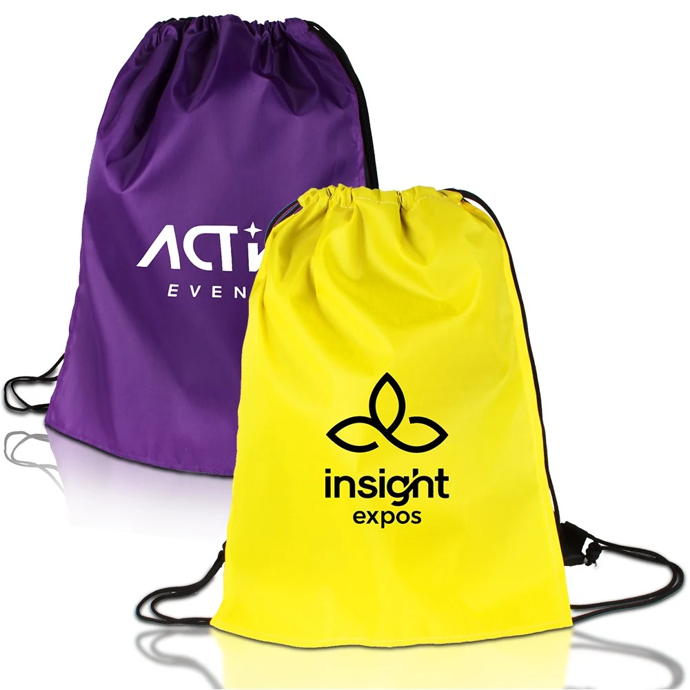 Custom Printed Drawstring Backpack 13.5'' x 15.5'' 1