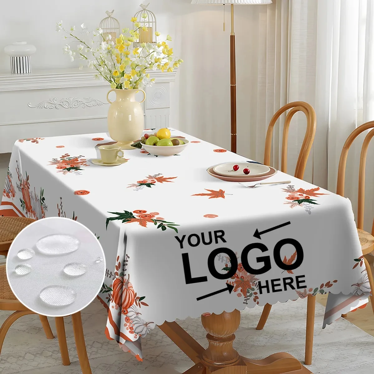 Anti-Fading Rectangle Tablecloths 1