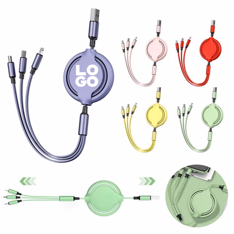 3 in 1 Retractable Charging Cable