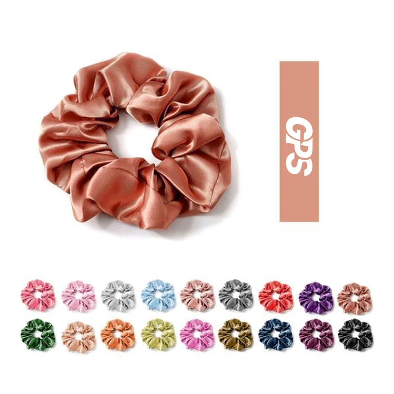 4 " Full Color Scrunchie Hair Tie 1