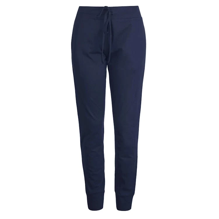 Women's Lightweight Cotton Jogger Pants - Large Navy 1