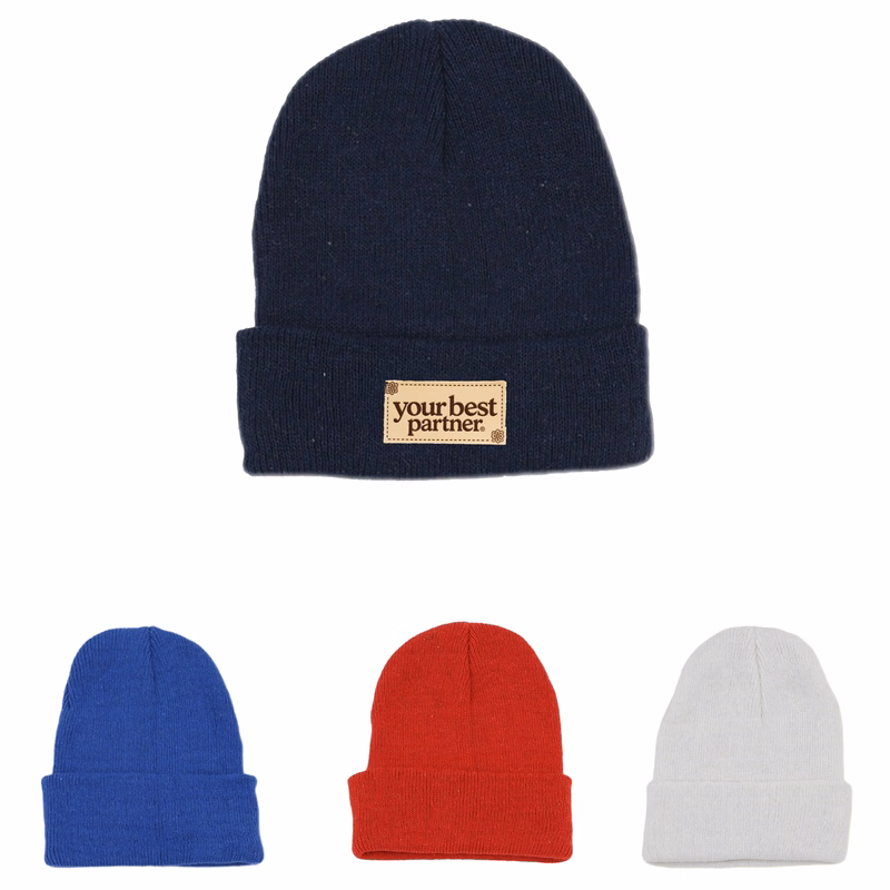 MOQ100 Premium Knitted Winter Beanie Cap For Adults