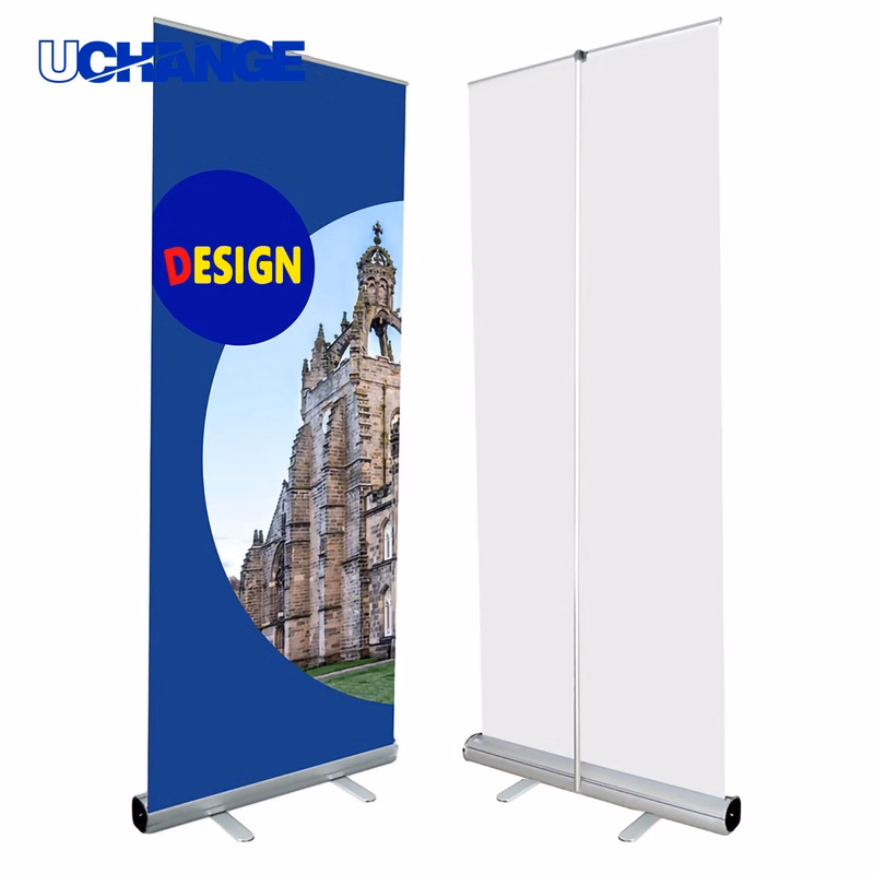 Aluminum Retractable Roll-Up Banner Stand