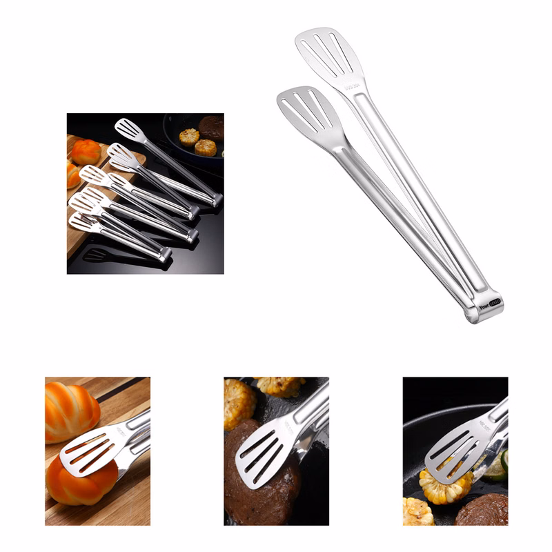 9.3 Inch Stainless Steel Kitchen Tongs