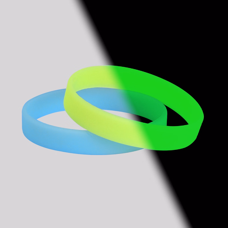 Glow In The Dark Silicone Bracelet