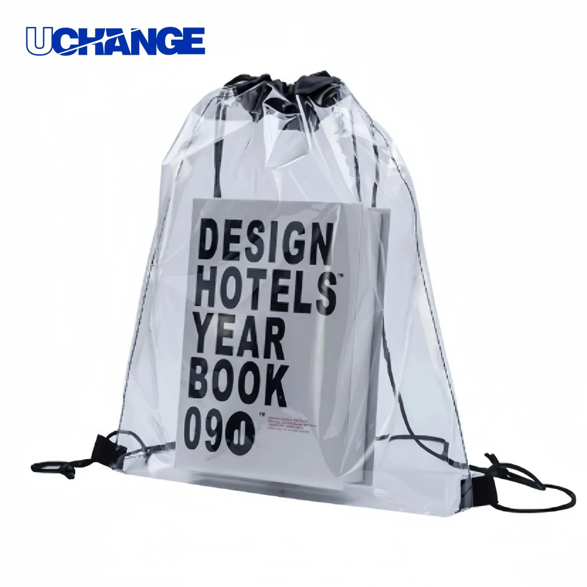 PVC Transparent Drawstring Backpack 1