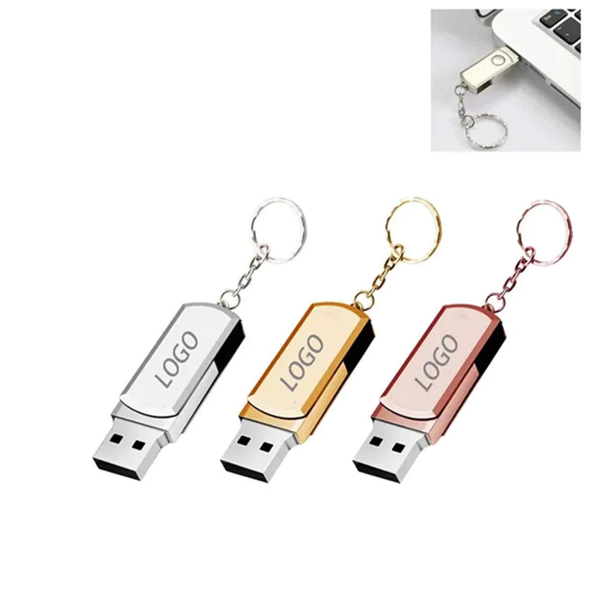 4GB Metal USB Drive 1