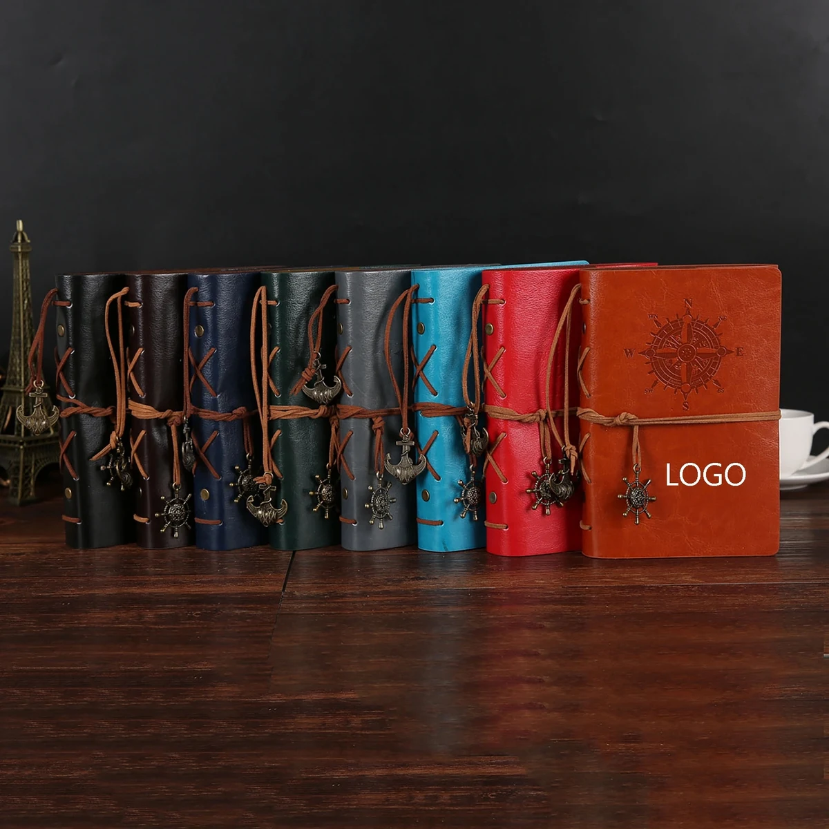 A6 Business PU Cover Bandage Pirate Notebook 1